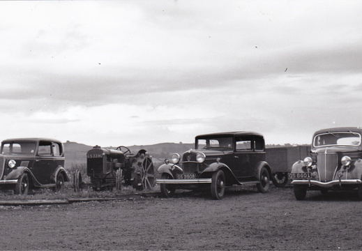 Ford fleet at Lochton 1932